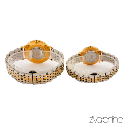 ست ساعت دنیل ولینگتون دورنگ طلایی صفحه سبز 105287