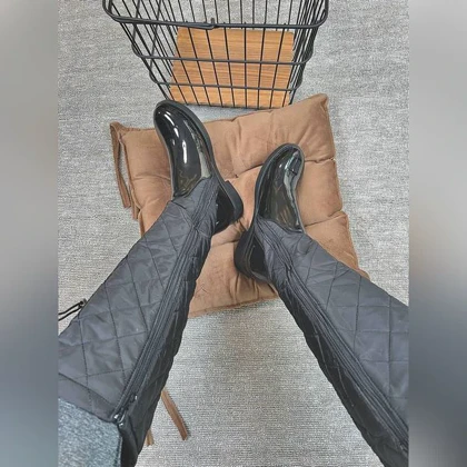 بوت‌بلندکاپشنی جلو ورنی