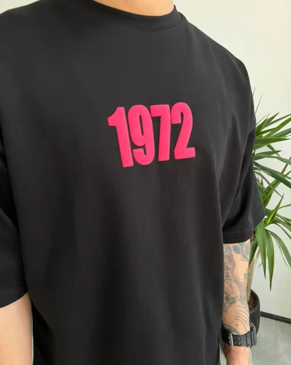 تیشرت یقه گرد 1972 رنگ مشکی