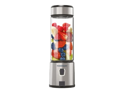 مخلوط کن شارژی و شیکر قابل حمل 6 تیغ پاورولوژی Rechargeable Portable Juicer 126W P6BPJBK
