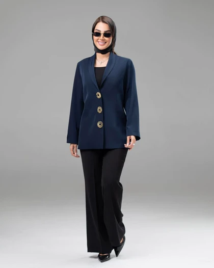 کت آستین دوحالته عیدانه آزاده