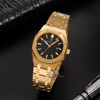 ساعت زنانه‌ای پی طلایی Audemars Piguet Royal Oak GK58