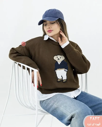 بلوز بافت تدی4843