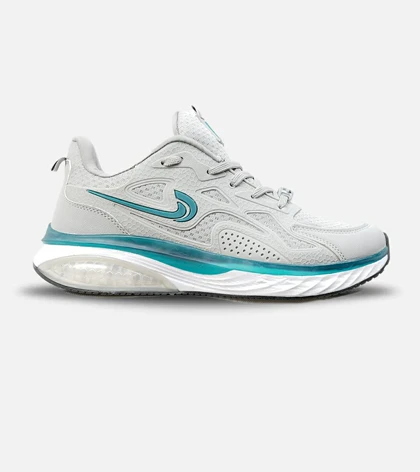 کفش کتانی مردانه طوسی آبی Nike air max pluse