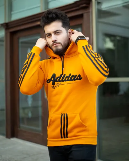 هودی مردانه Adidas مدل Modhim (خردلی)