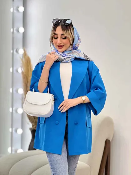 مانتو مازراتی یقه بلیزری