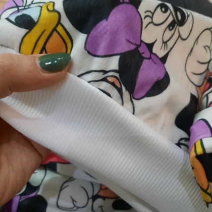 بلوزشلواردخترانه مخمل طرح میکی با کیفیتارزان