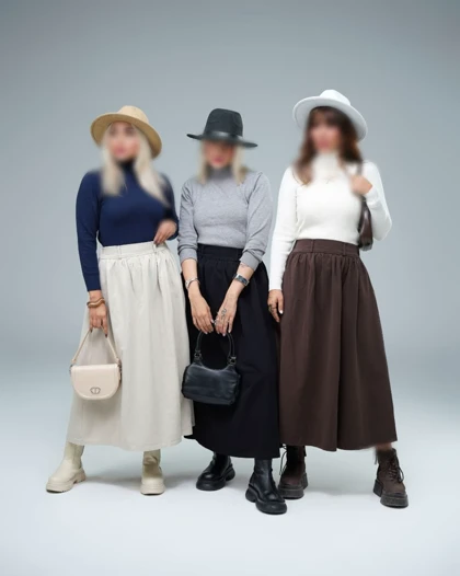 دامن مدل نغمه کد 50261