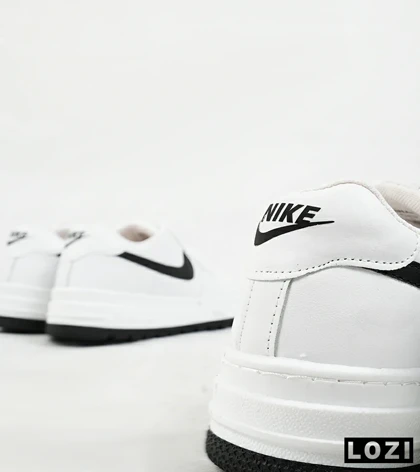 کفش کتانی بزرگ پا سفید مشکی نایک NIKE AIR FORCE