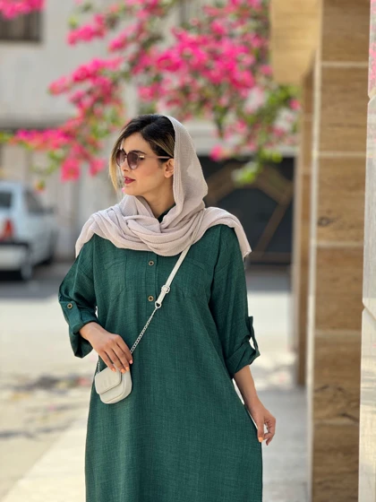 پیراهن مانتویی سوگل