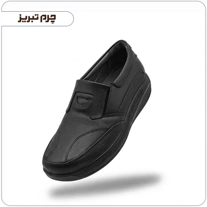 کفش طبی مردانه چرم تبریز مدل الوین