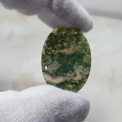 عقیق خزه ای اصل کد 2