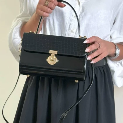 کیف فندی ورنی وارداتی کد 1015