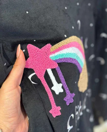 هودی و شلوار سایز بزرگ زنانه الیز کد 8727-5-B