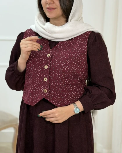 ست پیراهن و وست گلی کد محصول 1520