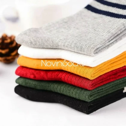 جوراب دو خطی کبریتی