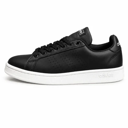 کفش کتانی ست زنانه مردانه مدل ونس مشکی لژ سفید ADIDAS