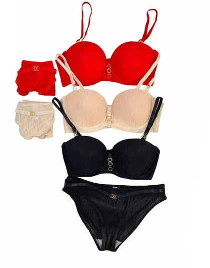 ست شورت وسوتین فنردار اسفنجی زنانه آتنا