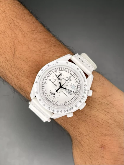 ساعت مچی امگا سواچ ماموریت به ماه Omega x Swatch Mision to the moon