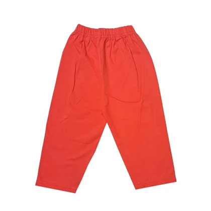 ست پیراهن و شلوار دخترانه مدل هاوایی هویجی کد 2013