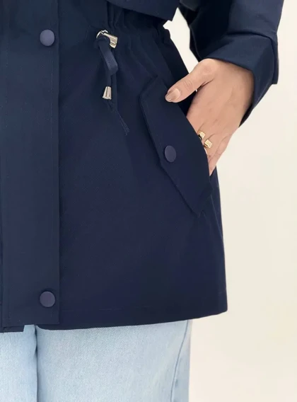 3544-بارانی آستردار آناهیتا (ایراددار)