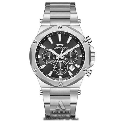 ساعت اسلازنجر صفحه مشکی Slazenger SL.09.2501.2.02