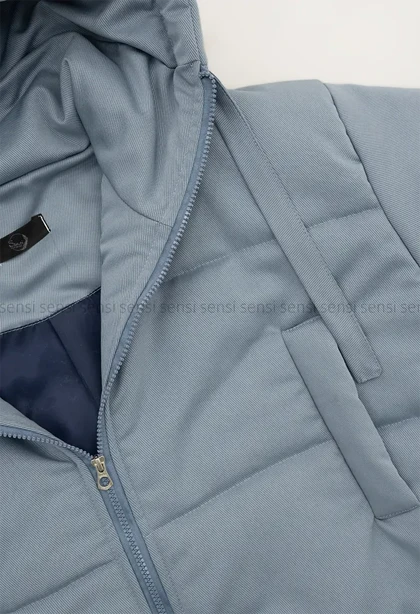 کاپشن کوتاه کتان کج راه کد1004769