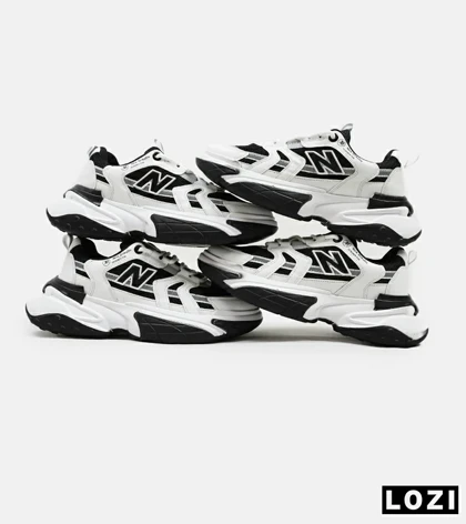 کفش کتانی مردانه و زنانه سفید مشکی NEW BALANCE smith xvision v2