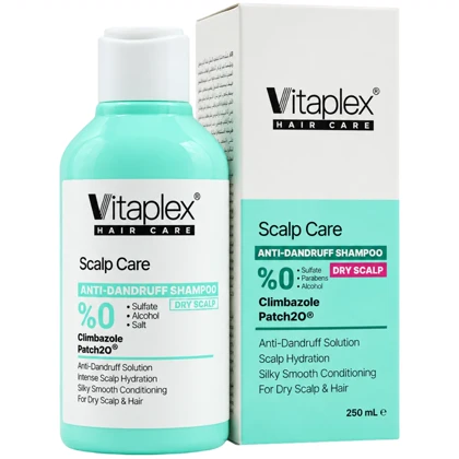 شامپو ضد شوره ویتاپلکس مدل Scalp Care برای پوست سر و موی خشک 250ml