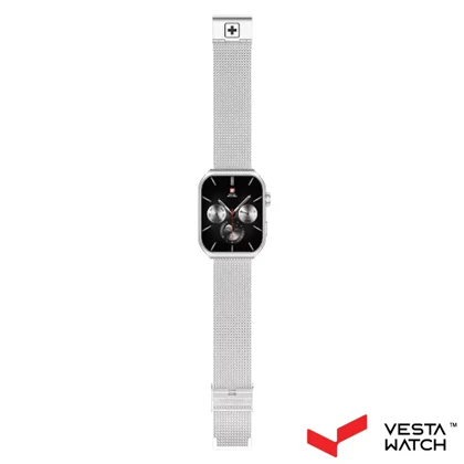 ساعت مچی هوشمند سوئیس میلیتاری SWISS MILITARY مدل ALPS3-SLF-SLSteelSt