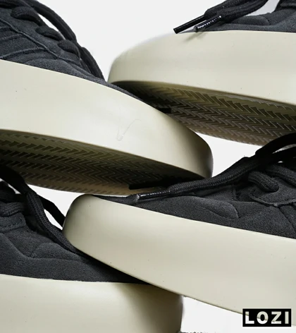 کفش کتانی مردانه مشکی کرم ADIDAS X Fear of God Athletics ’86 Lo Clay