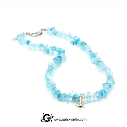 گردنبند سنگ و نقره کاسپین