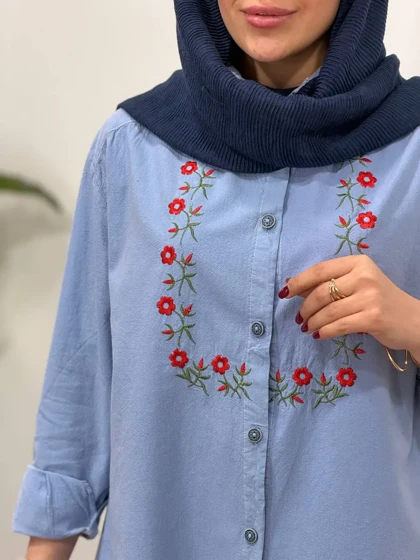 مانتو گلدوزی آیسو پرتو