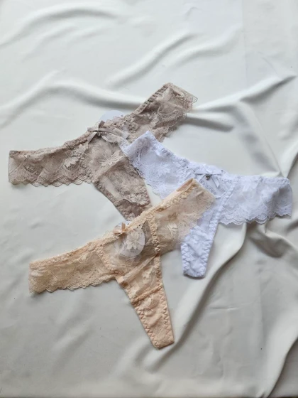 شورت بکلس تمام دانتل اروپایی Rumu کد: 002