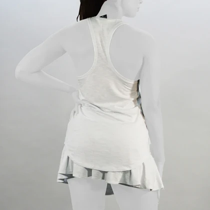 ست تاپ و دامن ورزشی زنانه نایک مدل Mub-1211 سفید