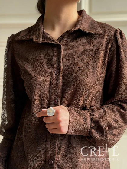 شومیز ساتن گیپور