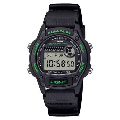ساعت مچی دیجیتال مردانه کاسیو Casio مدل W-220H-1A3 بند رزینی اسپرت