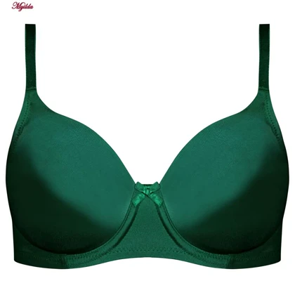 سوتین زنانه فنردار ساتن سبز برتا کد 5117-555-G