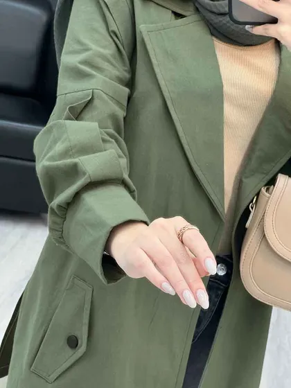 مانتو لینن سر شانه ژیله