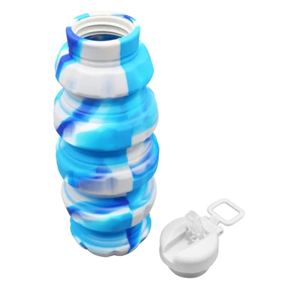 قمقمه سیلیکونی تاشو مدل Grenade ظرفیت 0.5 لیتر