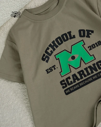 تیشرت طرح School of Scaring