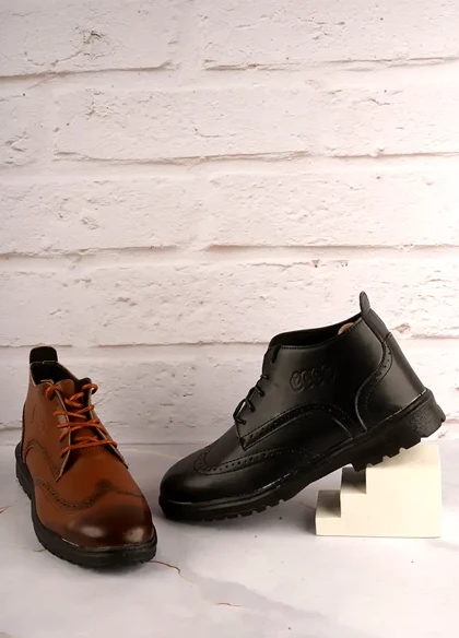 نیم بوت مردانه COCO مشکی مدلSalivanویژه