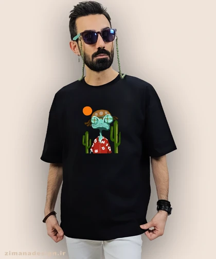 تیشرت لش مردانه و زنانه طرح آقای رنگو کد 892