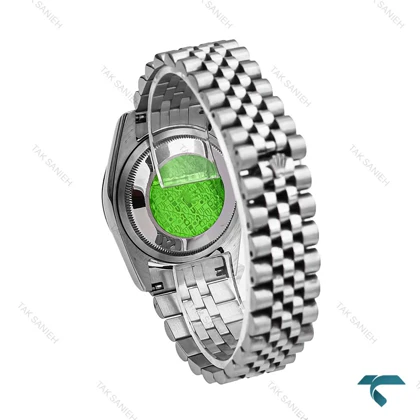 ساعت رولکس مردانه دیت جاست سیلور تیفانی خطی Rolex-6740-G