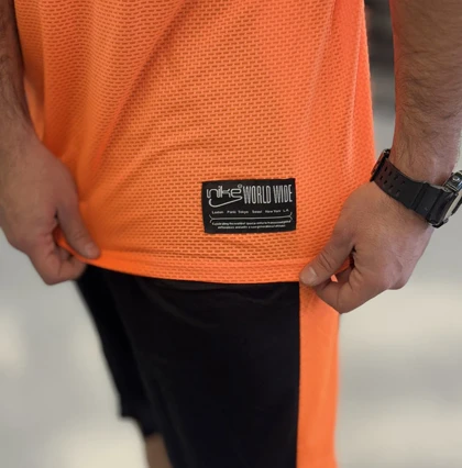 ست بسکتبالی نایک استاسی (Nike Air x Stussy) پارچه فلامنت آجری (8 رنگ)