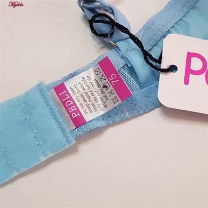 ست شورت و سوتین زنانه فنردار آبی روشن پدلی کد 5115-P202