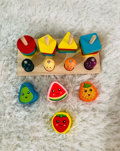 پایه اشکال حیوانات و میوه