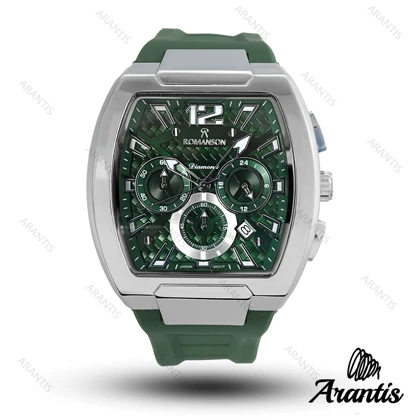 ساعت مردانه رومانسون دایمند سه موتوره سبز m-10197