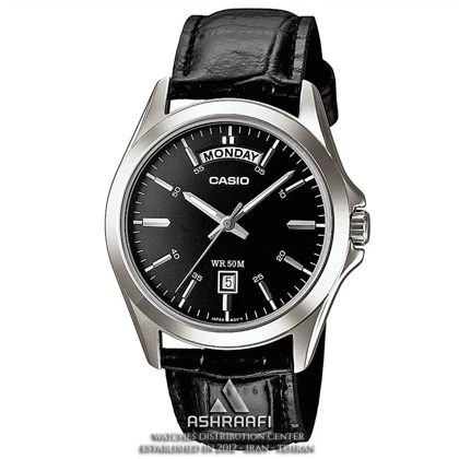 ساعت کاسیو اورجینال بند چرمی Casio MTP-1370L-1A