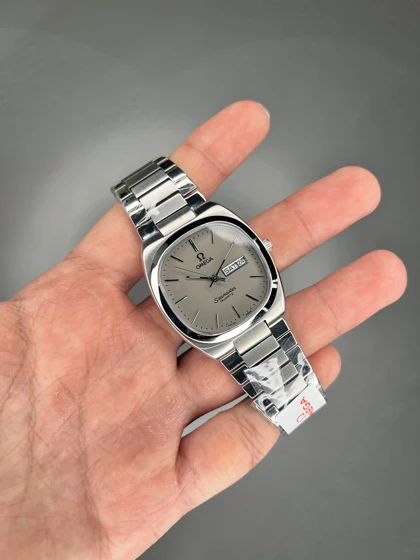 ساعت مچی امگا سیمستر نوستالژی بند سیلور صفحه طوسی Omega Seamaster
